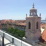 A Terrace On A Topfloor With A View
