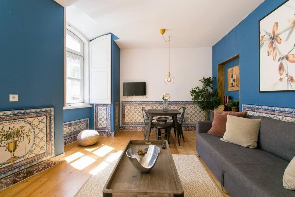 Jp39 - Baixa 18th Century Tiles With 2 Bdr! Apartamento *