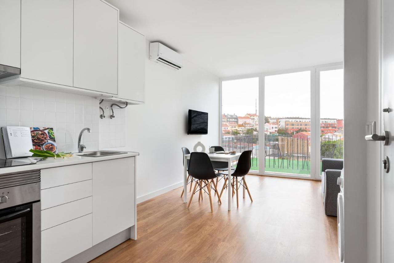 Altido Brand New Elegant With Terraces In Ajuda Apartamento *
