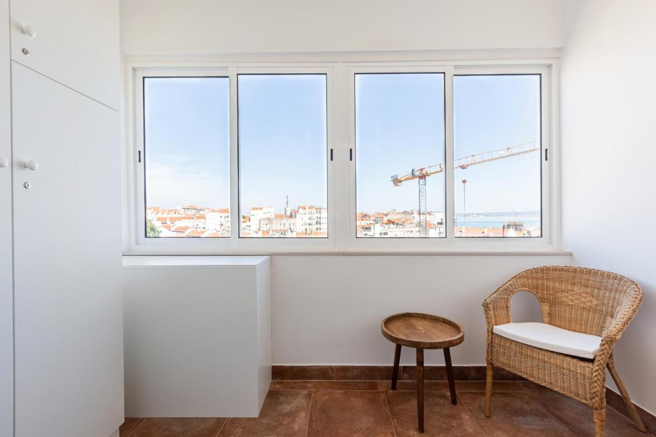 White & Blue Vintage In Graca Apartamento *