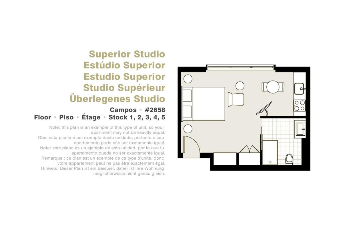 Apartamento Serviced - Campos *
