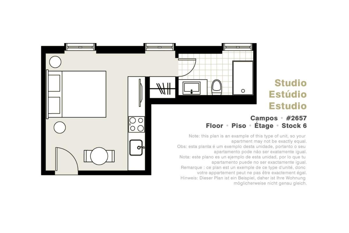 Apartamento Serviced - Campos