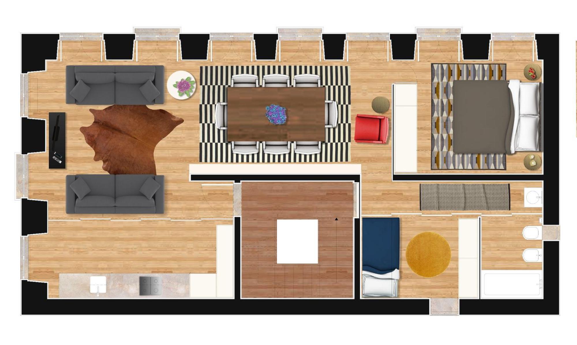 B2 Beautiful Sunny Loft Bairro Alto - Bica Apartamento *