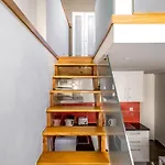 Charming Studio With Ac And Loft On Ground Floor