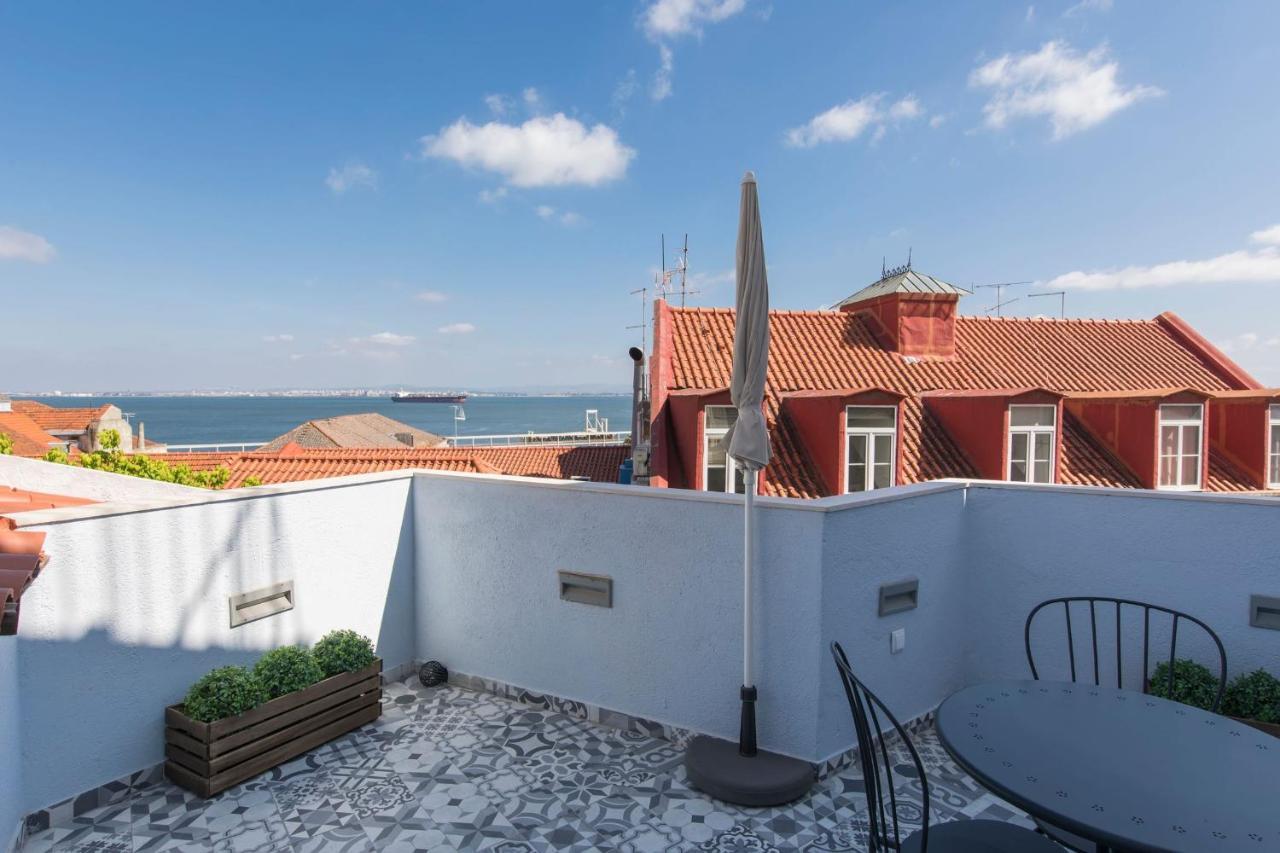 Terrace & River View In Alfama Apartamento Lisboa
