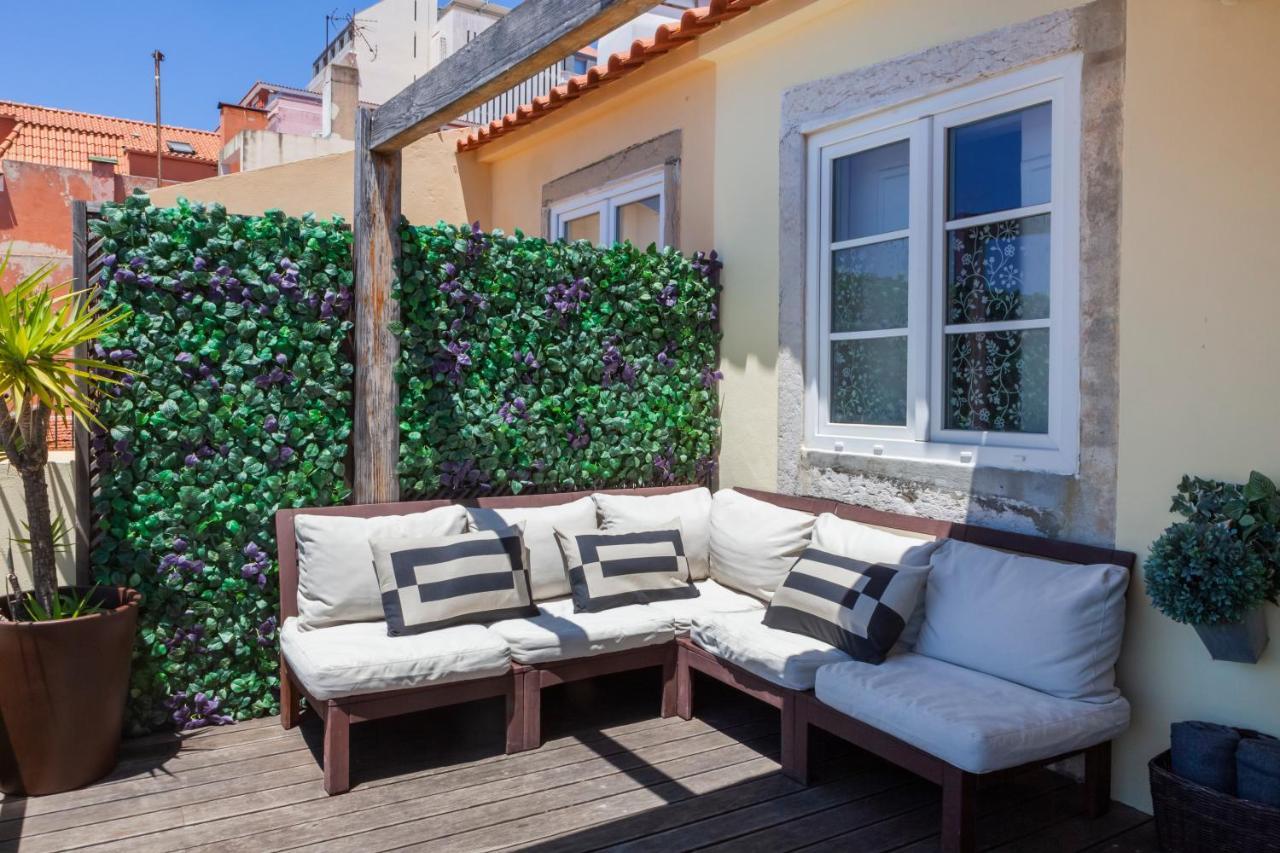 Apartamento Breathtaking River-city View Two Private Terraces 3 Bedrooms&3 Bathrooms 17th Century Building Bica Chiado District Lisboa