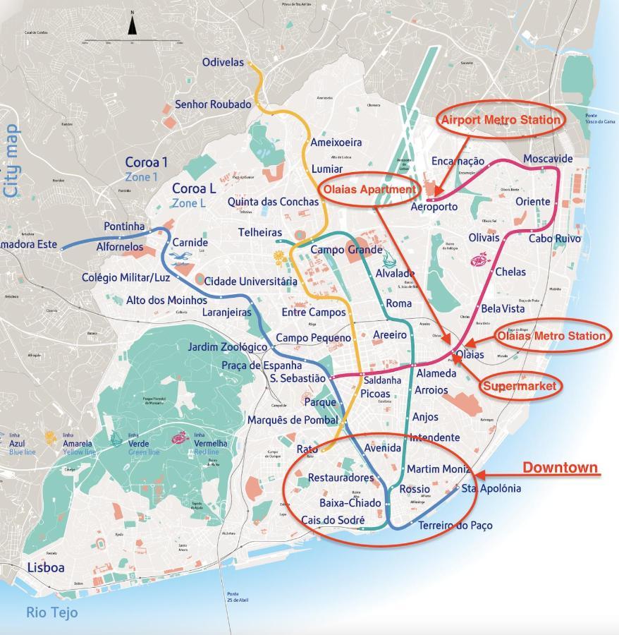 1-minute Walk To The Metro And 2 To The Supermarket Apartamento Lisboa