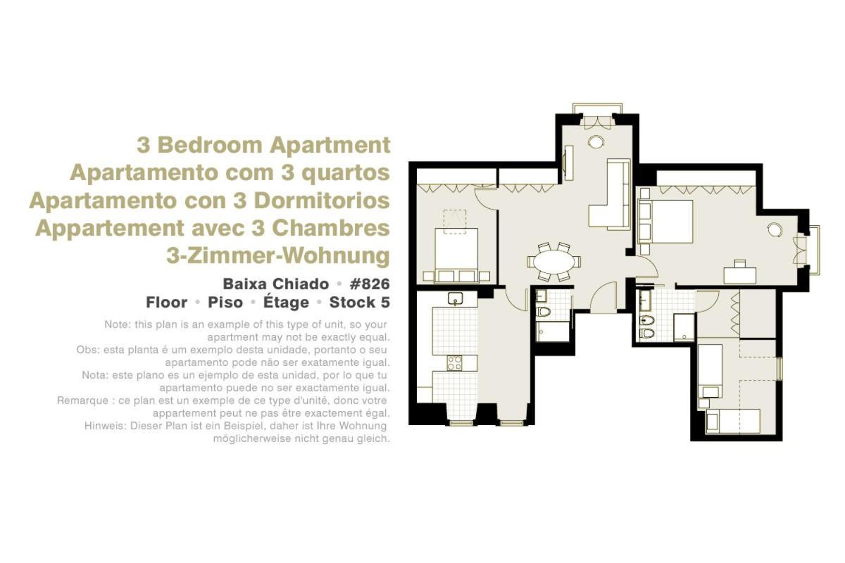 Serviced - Baixa Apartment Lisbon