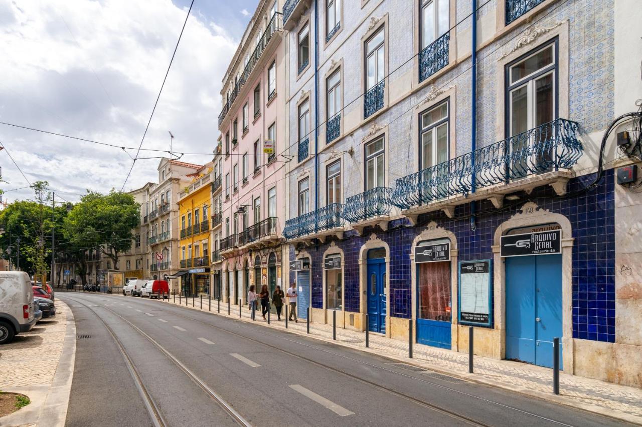 Apartamento Whome Luxury In Prime Location W/ Ac, Lift & Private Patio Lisboa