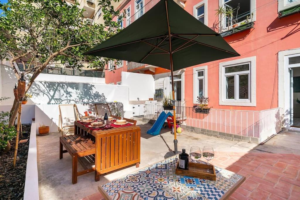 Flat Art - Luxury With Private Pool & Garden Apartamento Lisboa