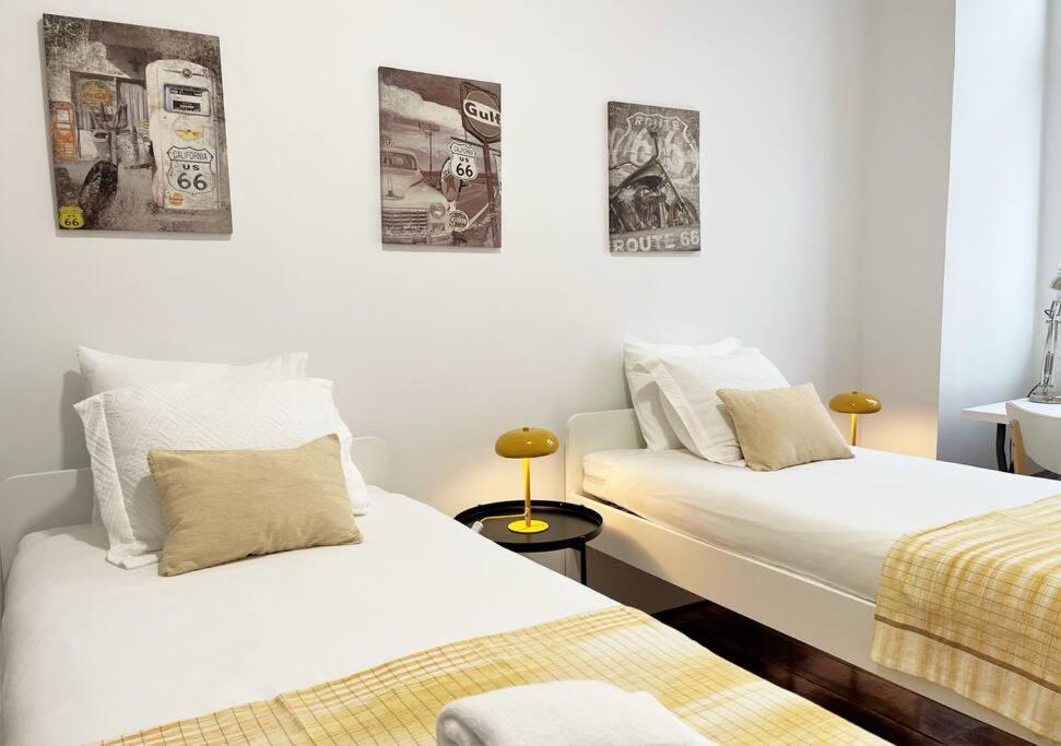 Sj2dee Heart Of Baixa New Air Conditioning Spacious 2 Apts 4br2ba *