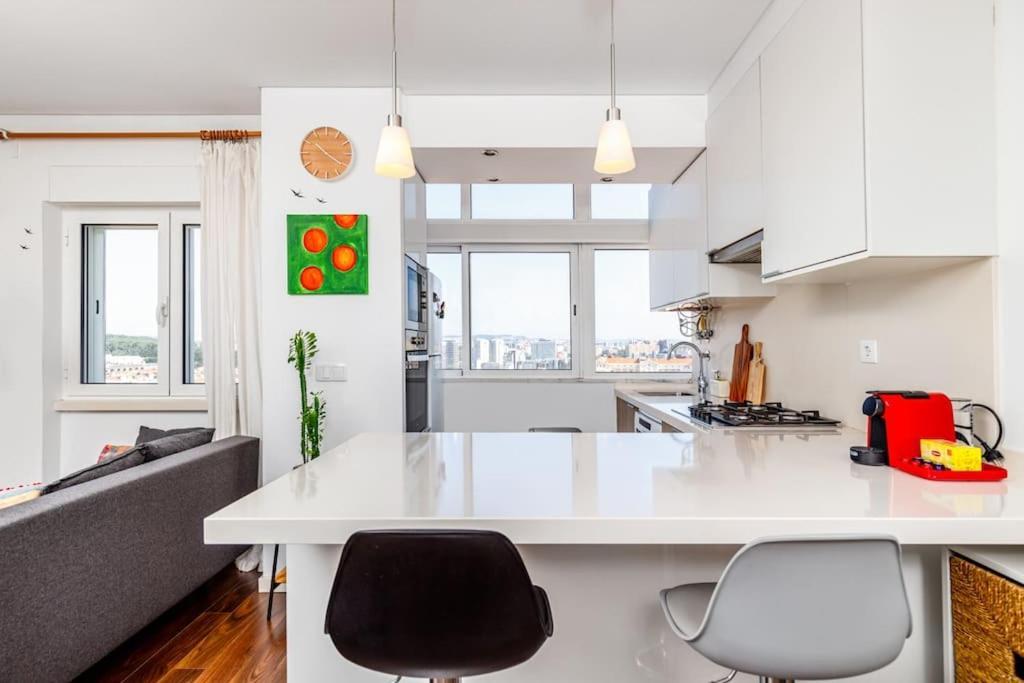 Apartamento Cozy Bright Space With Landscape And Air Conditioner