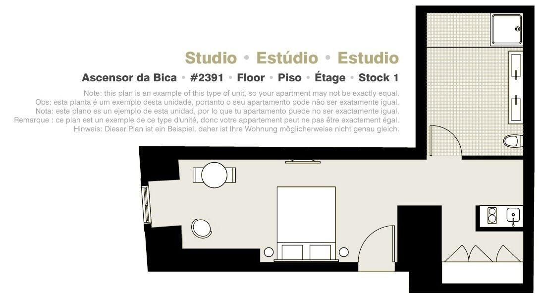 Apartamento Ascensor Da Bica - Serviced